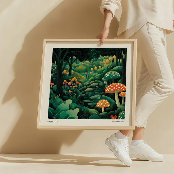 framed enchanted forest wall art for whimsical interiors