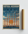 Typography strip at bottom of sports poster print with "The Infinite Game" and date text