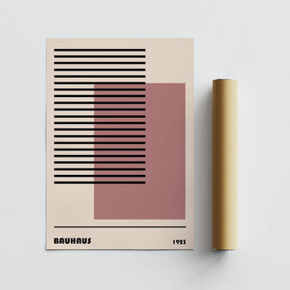 High-quality Bauhaus 1923 art on matte paper