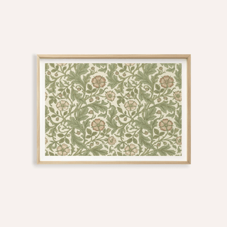 Botanical Wall Decor in green and pink for bedroom art print