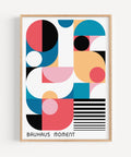 Abstract Movement in Colour Poster