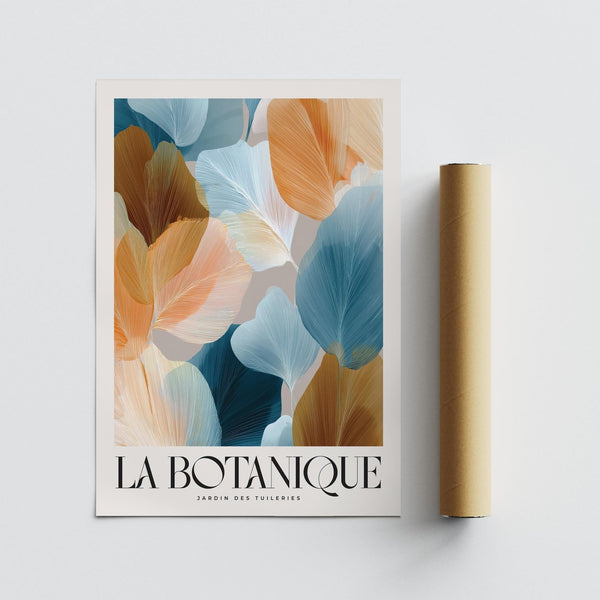 Large format botanical poster, flower art for walls piece