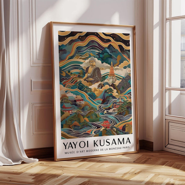 Elegant Buddha poster for living rooms and offices