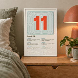 2011 print with the year as a contour map summit above simple furniture at home