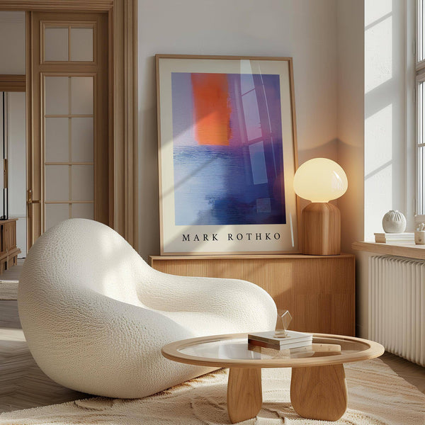 Rothko art-inspired abstract art enhancing modern space