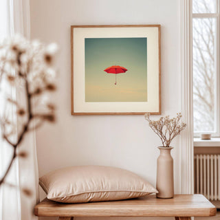 surreal wall art with weightless and mysterious elements