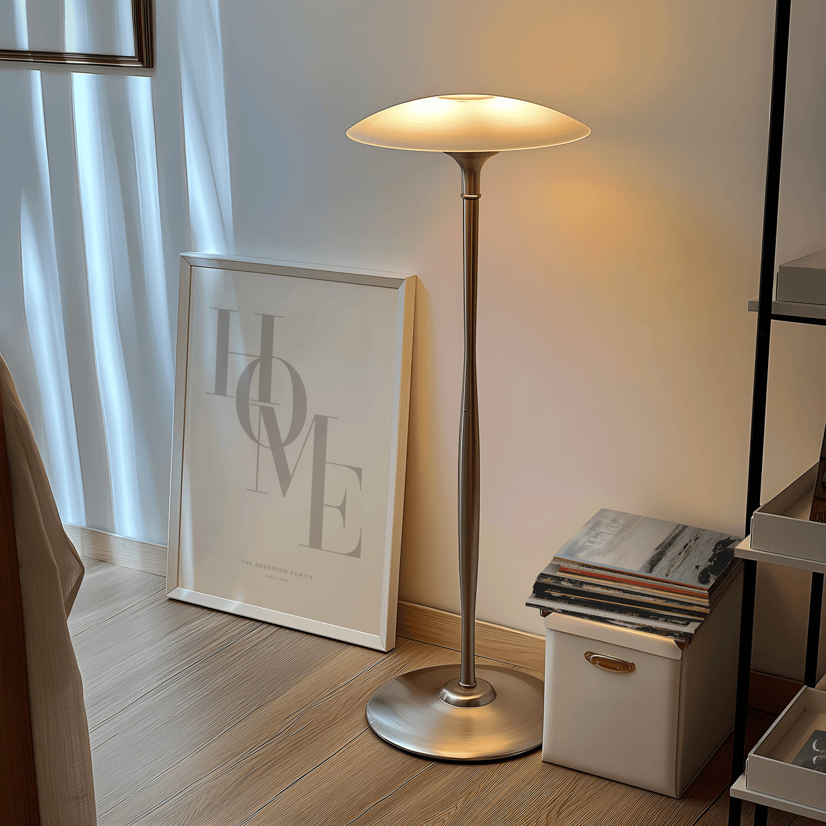 Home Beige Personal Print family art print for dining area, beige color scheme