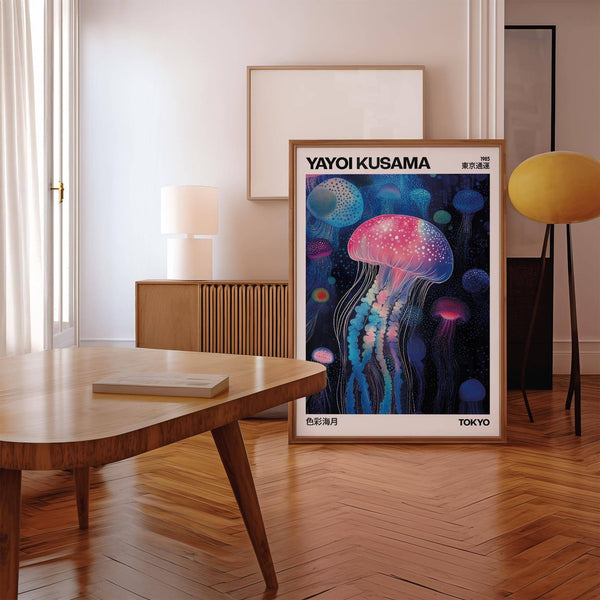 Playful and whimsical Jelly Fish Wall Art perfect for contemporary decor