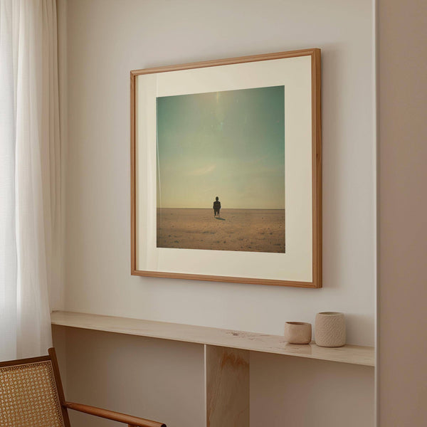 Elegant minimalist surrealism art with a peaceful ambiance