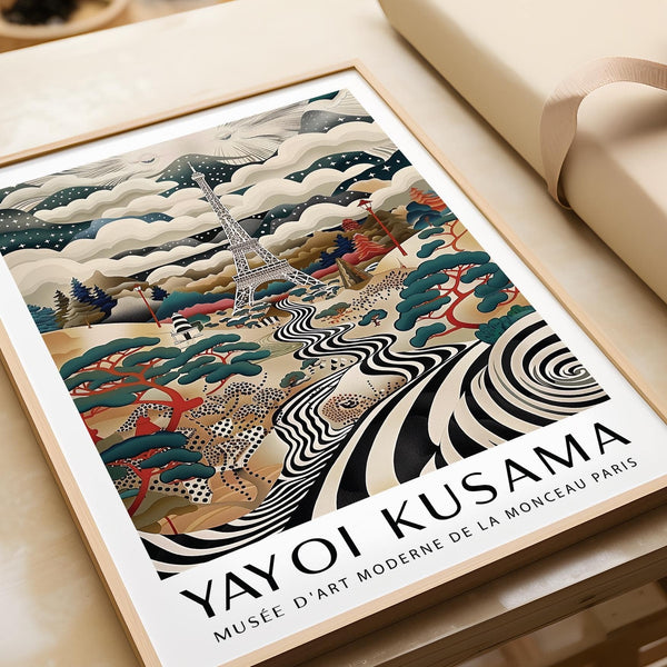 Statement Eiffel Tower art featuring avant-garde Parisian imagery