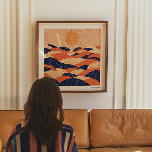 Bold and elegant abstract wall art colorful for contemporary decor