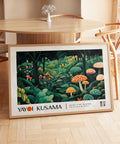 Magical woodland poster showcasing lush greenery and serene trees.