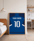 Custom Chelsea Jersey Print graphic featuring centered jersey silhouette