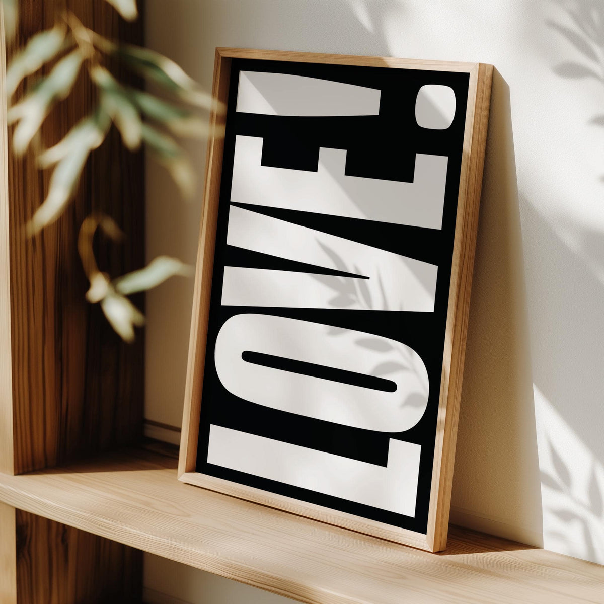 Elegant black typeface showcased in romantic inspired posters