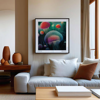 Captivating ocean prints featuring ethereal jellyfish in underwater themes