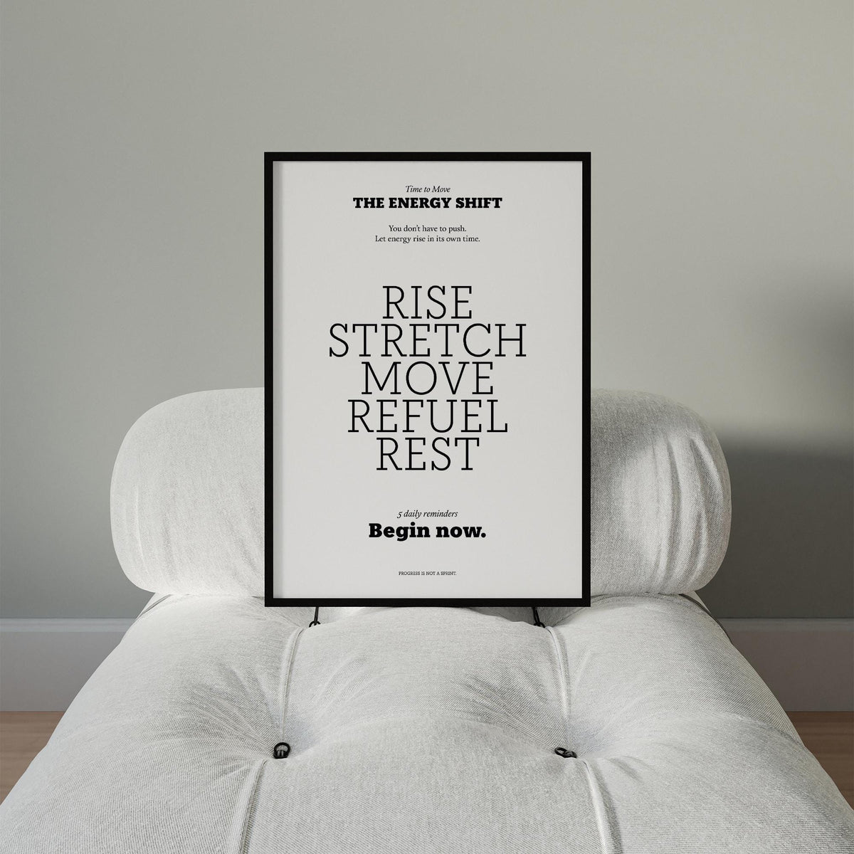 Modern design Posters with Inspirational Sayings for thoughtful decor.