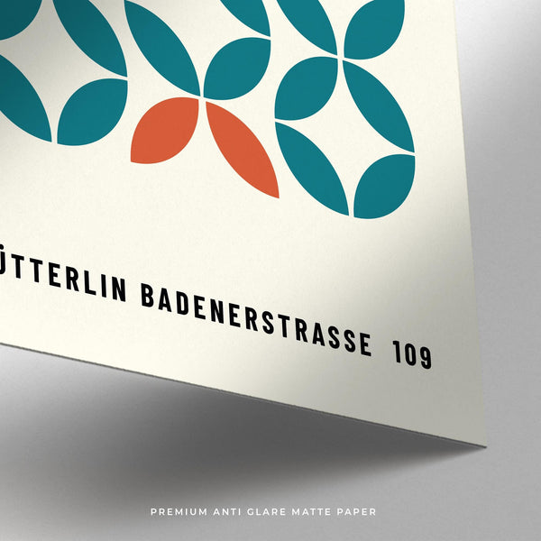 Graphic Work Office Wall Art in Bauhaus style for creative professionals.