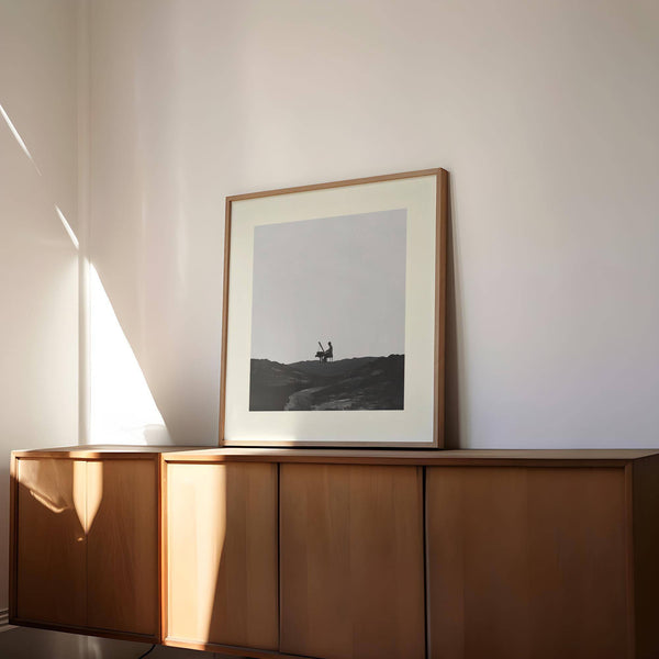 Music room wall featuring dreamlike piano abstract art print