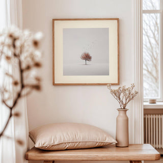 elegant tree wall art with calming nature elements