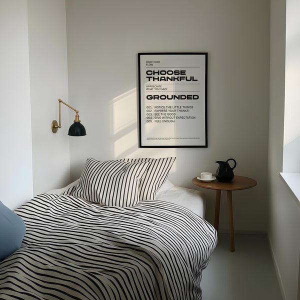 Unique Gratitude Wall Art print that centers appreciation in daily life.