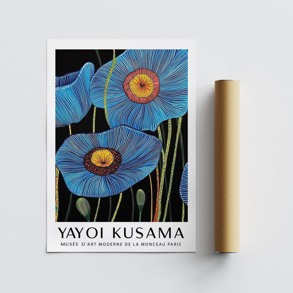 Graphic big flower wall art perfect for modern interiors and creative spaces