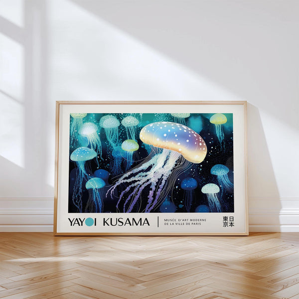Statement jellyfish wall art for ocean lovers