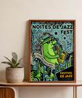 Lisbon Jazz Poster wide shot of entire music festival design
