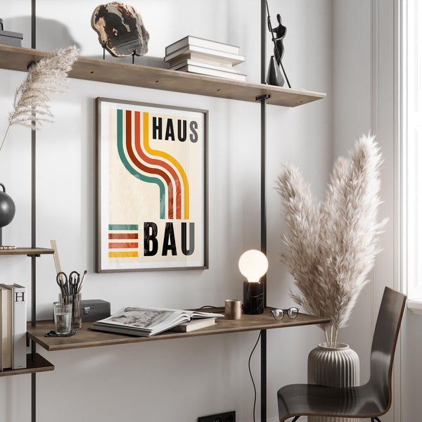 Creative studio wall showcasing artwork for the office