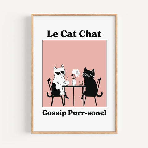 Funny Cat Wall Art