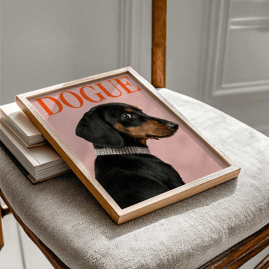 Póster de dogo salchicha