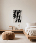 Black and White Bamboo Black and White Print suitable for meditation room