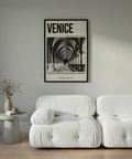 Venetian Gothic Wall Art print featuring Doge’s Palace arcade archive typography