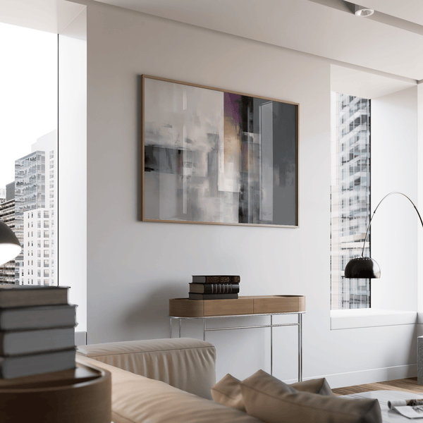 Abstract art print: Contemporary Poster for minimalist home spaces