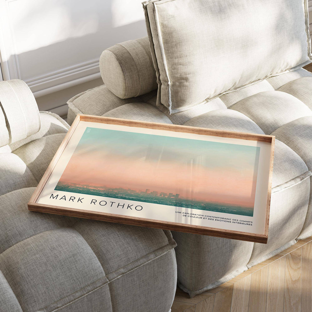 Decorative skyline wall pictures for a calming atmosphere