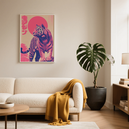 Tiger Print Poster