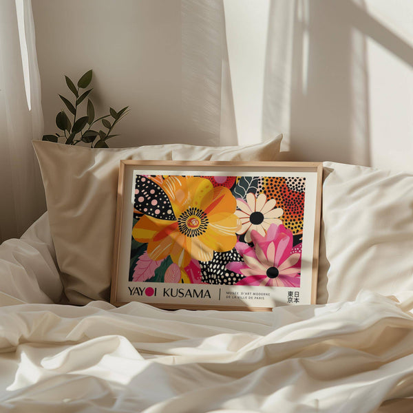 floral poster art for bedroom and office spaces