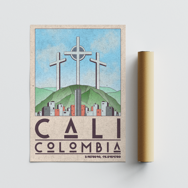 Detail of stacked rectangular buildings within the city illustration