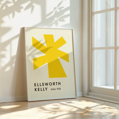 yellow-aloe-ellsworth-kelly-poster-front-view