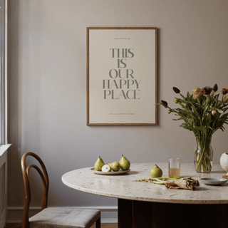 Inspirational Wall Sign wall art with Green and Beige for cozy reading nook