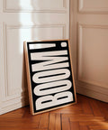 Modern typography poster for office decor