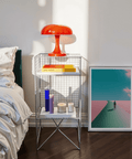 Gallery wall mockup featuring Surreal Cycling Art Print alongside modern minimalist posters