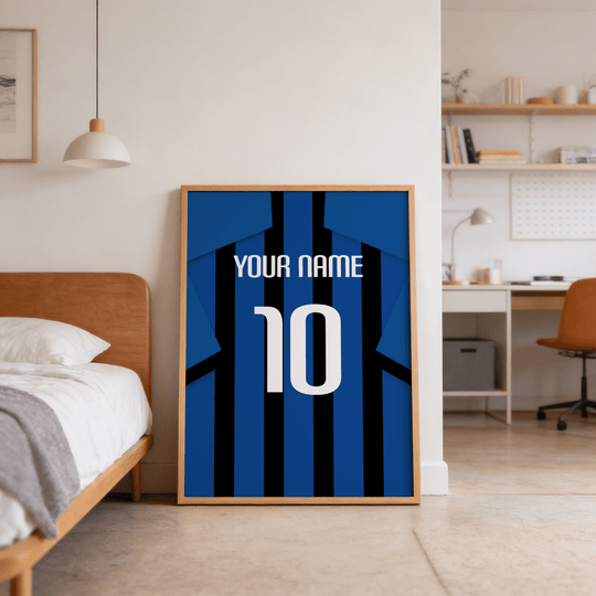 Póster de camiseta del Inter de Milán