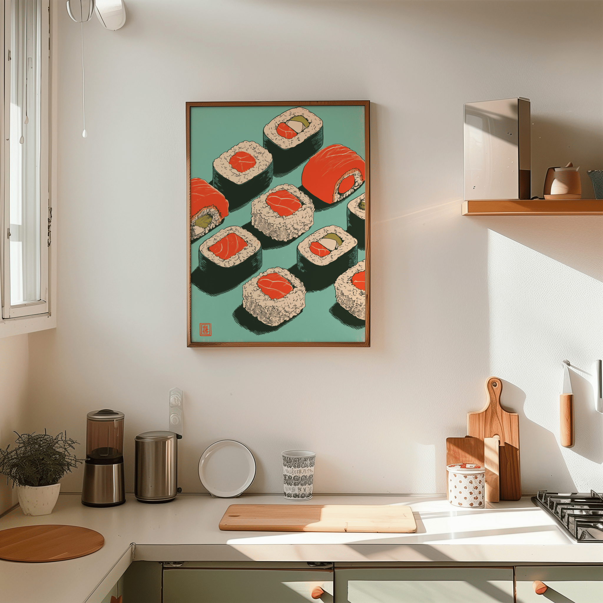 Sushi Art Print