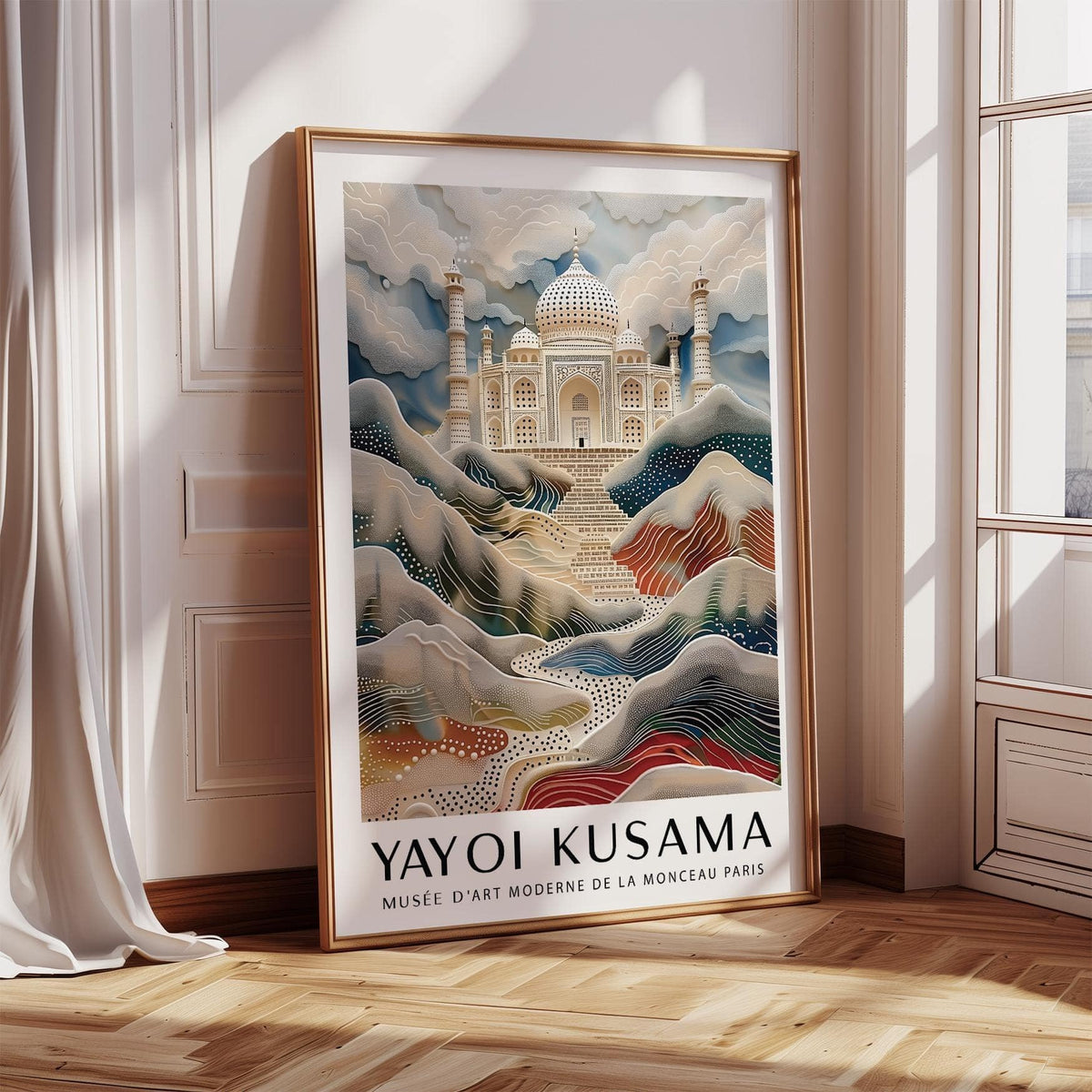 Surreal Taj Mahal Wall art travel