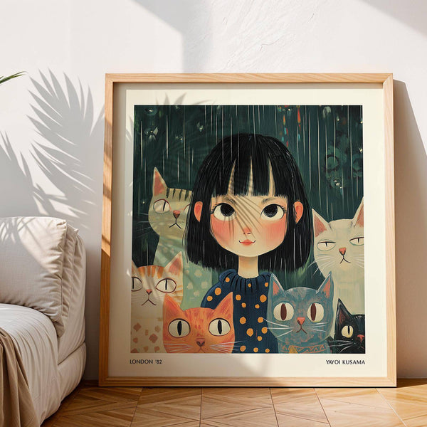 Peaceful Japanese paintings print for bedrooms or quiet reading corners