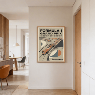 Top section with large Formula 1 Grand Prix headline and sponsor logos