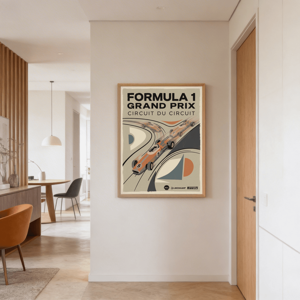 Top section with large Formula 1 Grand Prix headline and sponsor logos