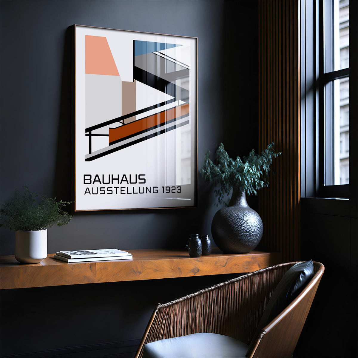 Bauhaus Exhibition Poster 1923 for home study area