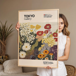 Unique wildflower wall art for posters for the living room