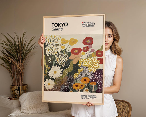 Unique wildflower wall art for posters for the living room